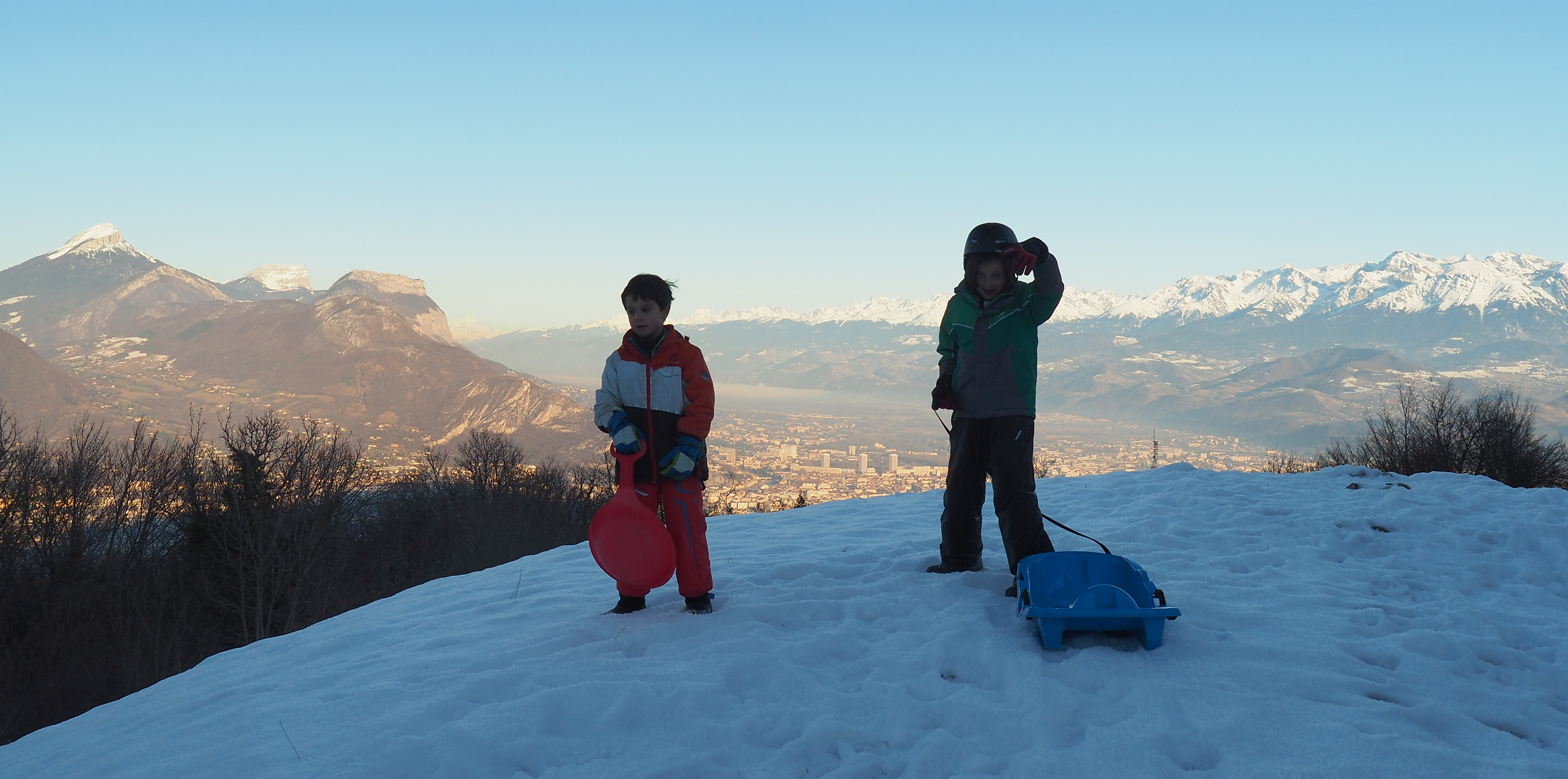 Petite pause avant une belle descente